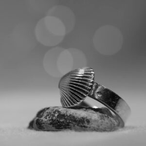 Kokkel ring met hartje